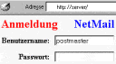 NetMail Web interface